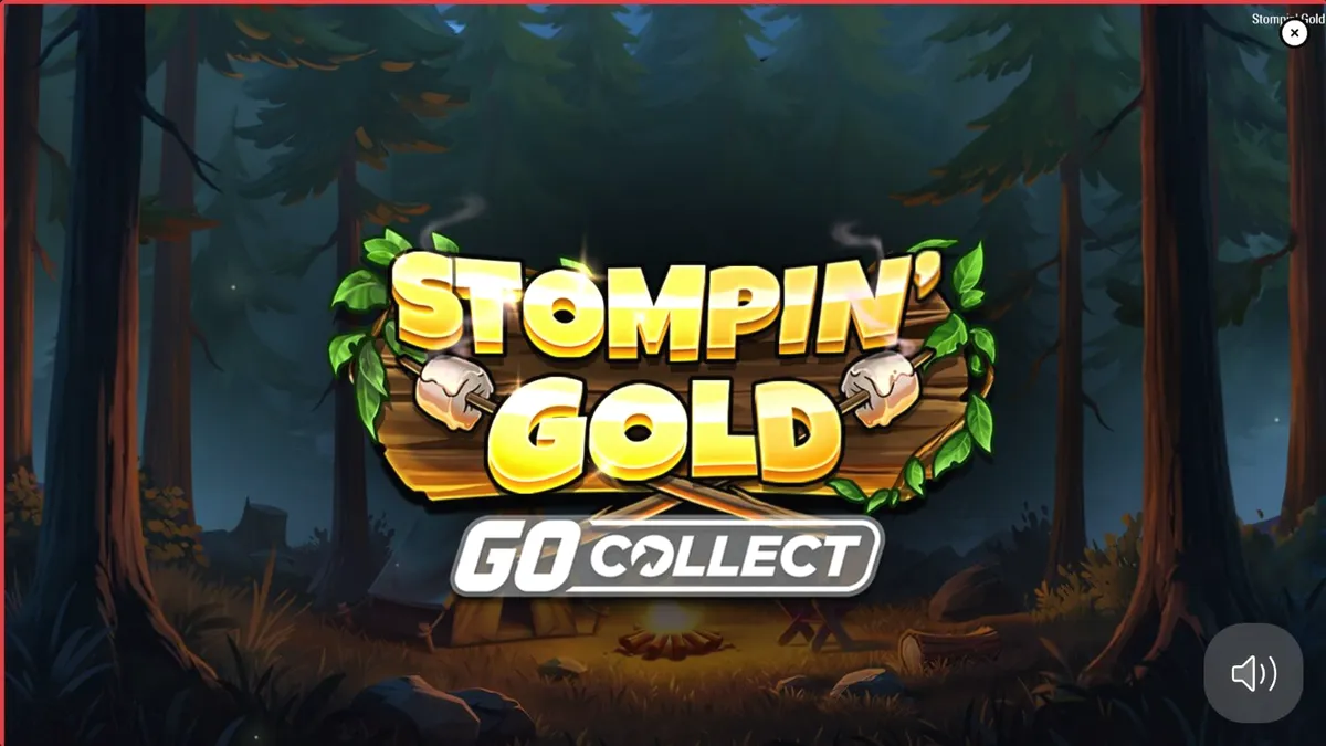 Interface do jogo Stompin' Gold GO Collect com os personagens yetis