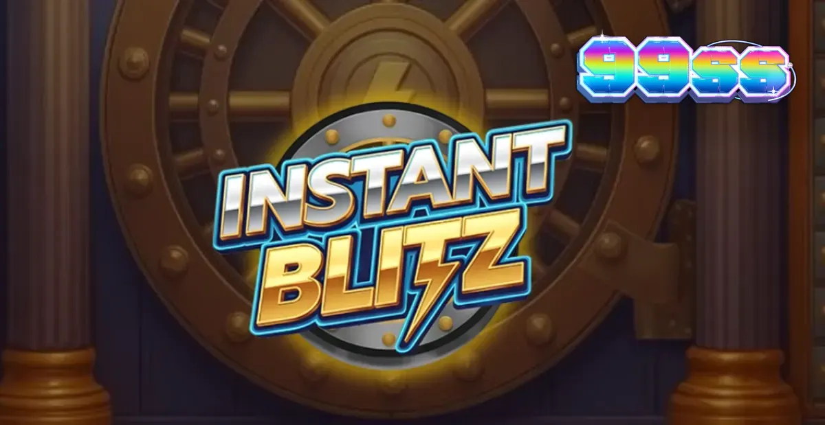 Interface de jogo do slot Instant Blitz em um dispositivo móvel